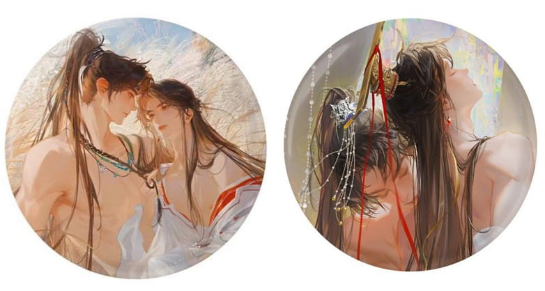 QIANG JIN JIU (QJJ) – OFFIZIELLES ANSTECKERT SET (CE ZHOU VER.) – ROSMEI MERCH