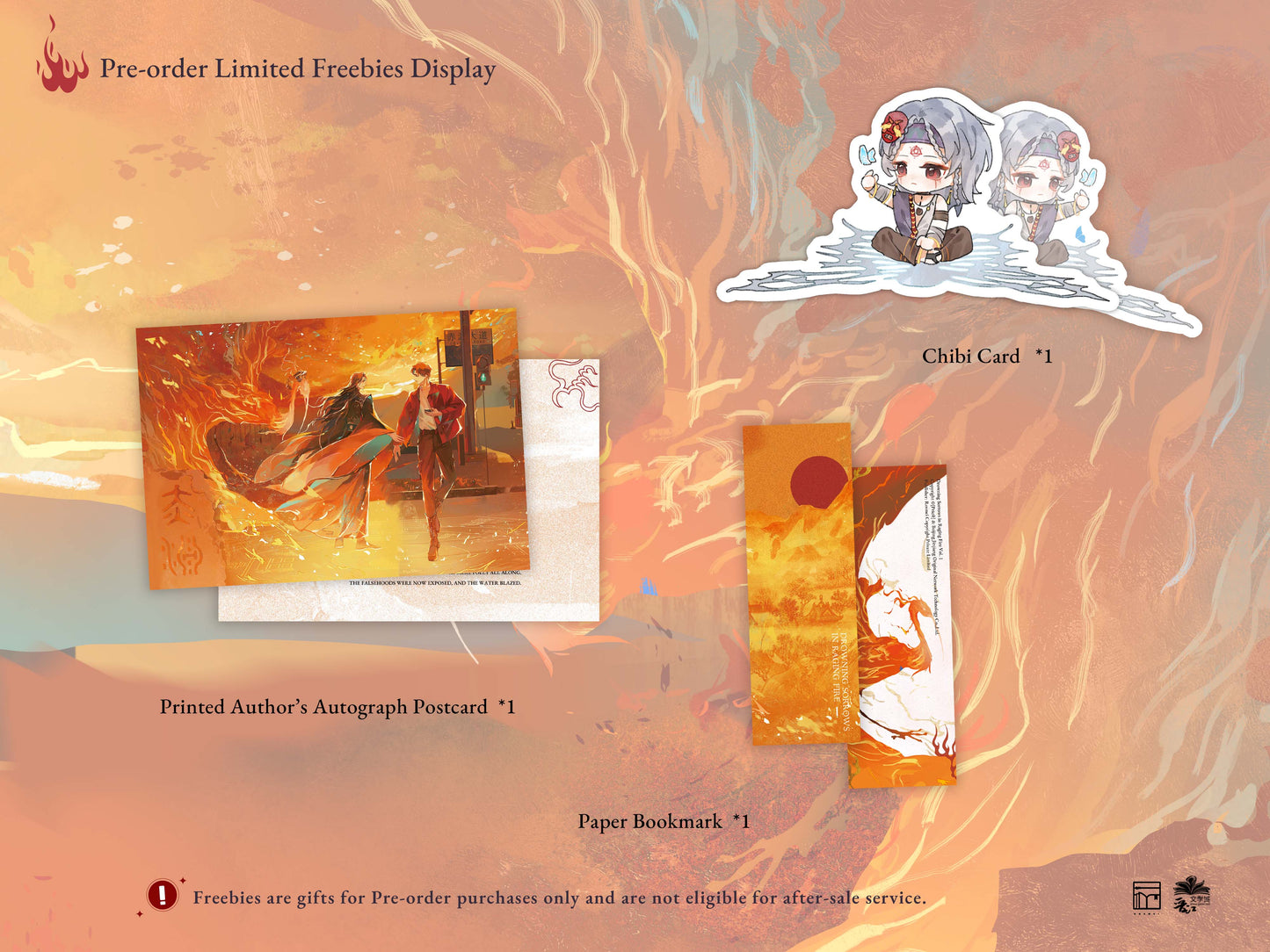 DROWNING SORROWS IN RAGING FIRE (NOVELLE) BD 01 ROSMEI (MIT GESCHENKEN)