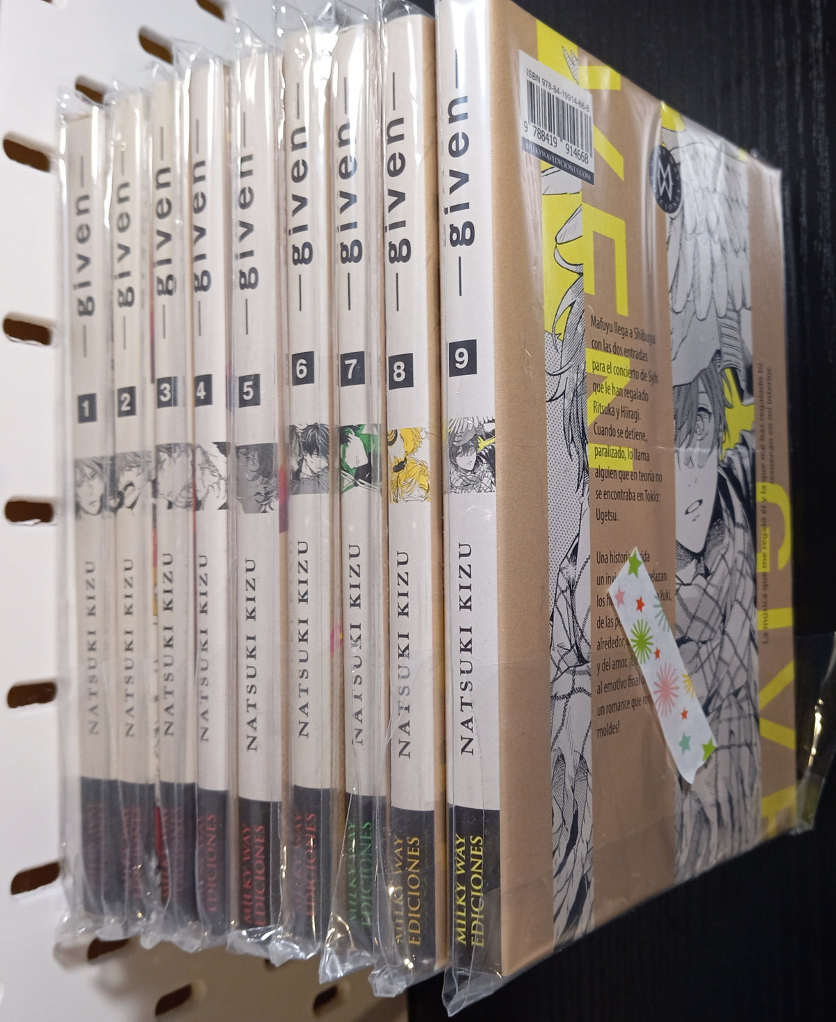GIVEN (MANGA BL) - KOMPLETTPAKET BÄNDE 01 BIS 09 (GEBRAUCHT)