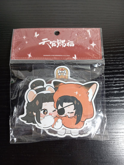Heaven Official's Blessing - Set aus 5 offiziellen Bilibili Chibi-Acrylmagneten (GEBRAUCHT)