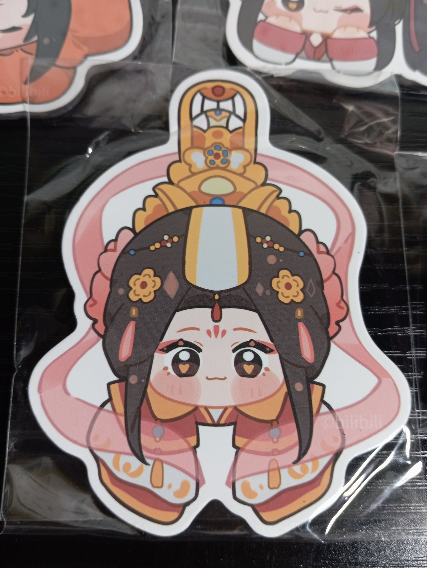 Heaven Official's Blessing - Set aus 5 offiziellen Bilibili Chibi-Acrylmagneten (GEBRAUCHT)