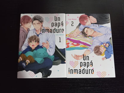 EIN UNREIFER VATER (BOY'S LOVE MANGA) - KOMPLETTPAKET BÄNDE 01 BIS 02 (GEBRAUCHT)