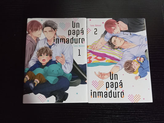 IMMATURE PAPA (BL MANGA) - COMPLETE PACK VOLUMES 01 TO 02 (USED)