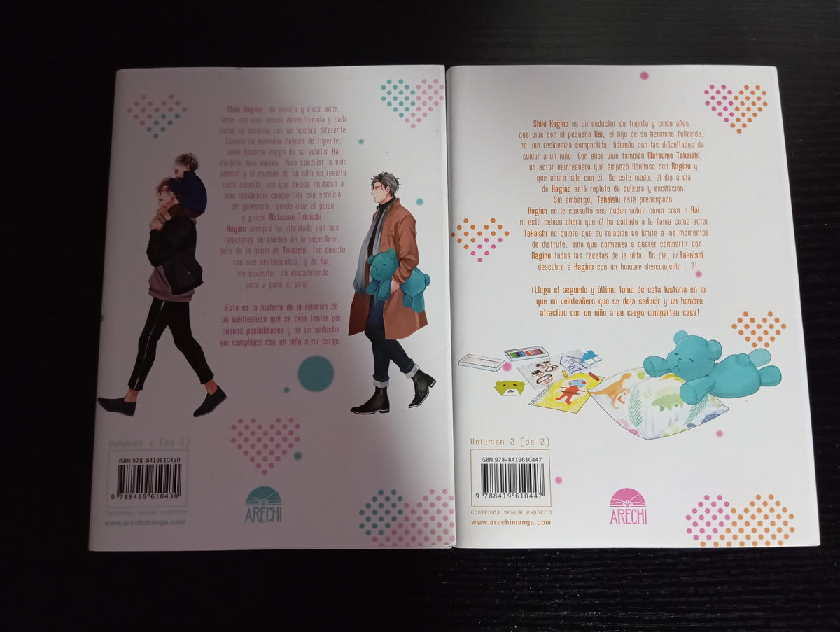 EIN UNREIFER VATER (BOY'S LOVE MANGA) - KOMPLETTPAKET BÄNDE 01 BIS 02 (GEBRAUCHT)