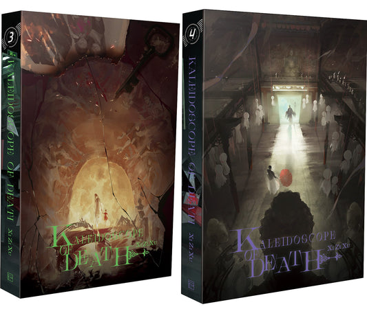 KALEIDOSCOPE OF DEATH (NOVEL) VOL 03 und 4 SET ROSMEI ED MERCHANDISING (MIT EXKLUSIVEN GESCHENKEN)