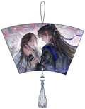 QIANG JIN JIU (QJJ) - COLGANTE ACRÍLICO EN ABANICO (IN THE WATER VER.) - ROSMEI MERCH
