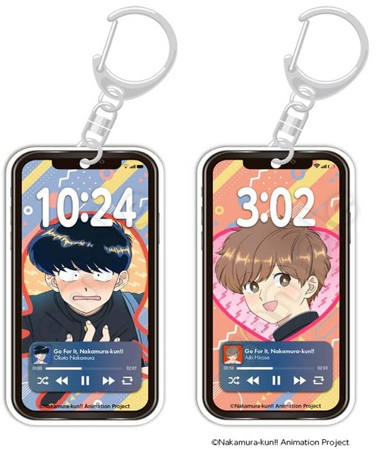 [BAJO PEDIDO] Llavero Acrílico Estilo Smartphone – Nakamura & Hirose