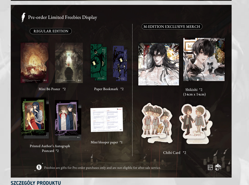 KALEIDOSCOPE OF DEATH (NOVEL) VOL 03 und 4 SET ROSMEI ED MERCHANDISING (MIT EXKLUSIVEN GESCHENKEN)