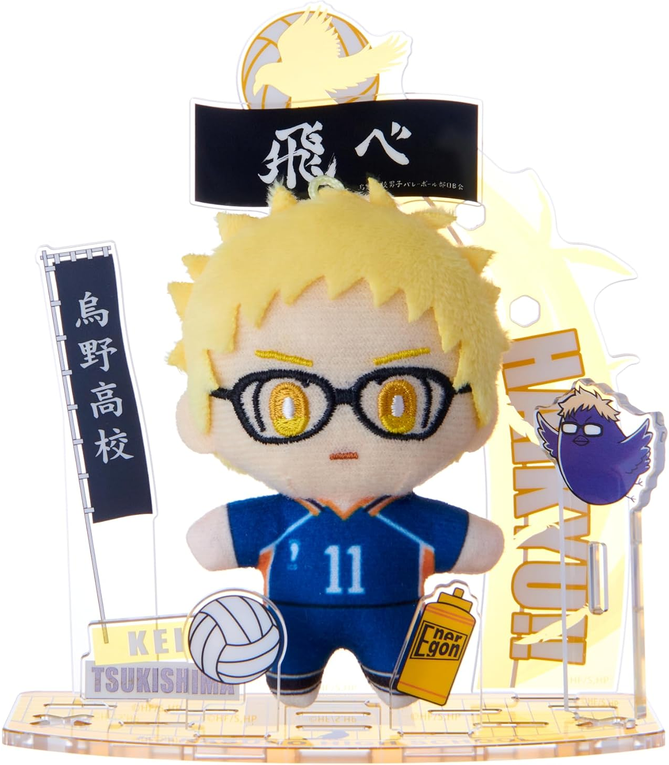 [BAJO PEDIDO] Stand Acrílico con Peluche Premium Akunui – Haikyuu!!